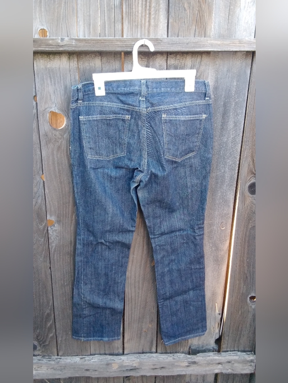 GAP denim Jean Straight Fit Stretch Womens 12 Regular 5 Pocket Pant - Picture 5 of 7